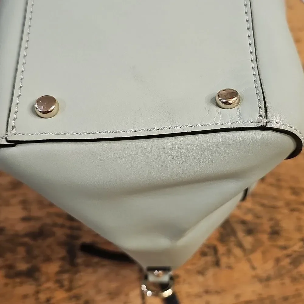 KATE SPADE Catherine Street Pippa Dusty‎ Mint Satchel Coastal Purse Preppy Chic